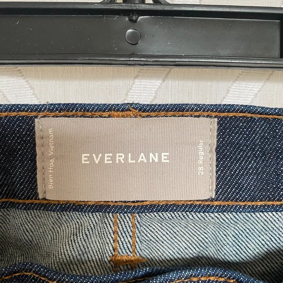 Everlane High Rise Dark Wash Skinny Jeans - Picture 5 of 6